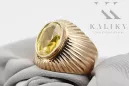 Vintage Jewlery Ring Yellow Peridot Original Vintage 14K Rose Gold vrc127r